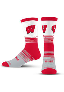 Wisconsin Badgers Elevate Mens Crew Socks