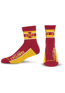 Iowa State Cyclones Lil Deuce Mens Quarter Socks