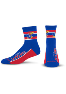 Kansas Jayhawks Lil Deuce Mens Quarter Socks
