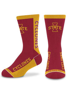 Iowa State Cyclones Cardinal 577 MVP Youth Crew Socks