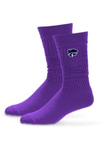 K-State Wildcats 138 Mello Slouch Womens Quarter Socks