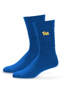 Pitt Panthers 138 Mello Slouch Womens Quarter Socks
