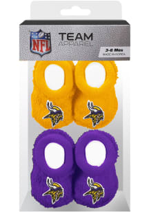 Minnesota Vikings Logo Baby Bootie Boxed Set