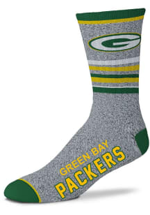 Green Bay Packers 5 Star Marbled Mens Crew Socks