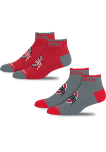 Ohio State Buckeyes Front and Center 2pk Mens No Show Socks