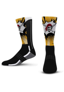 Pittsburgh Pirates Ka Pow Mens Crew Socks
