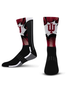 Indiana Hoosiers Ka Pow Mens Crew Socks