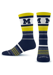 Michigan Wolverines 677 Friday Mens Dress Socks