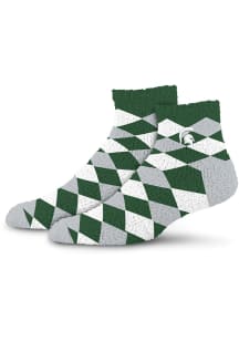 Michigan State Spartans 109 Diamond Sleepsoft Womens Quarter Socks