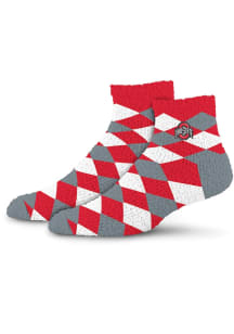 Ohio State Buckeyes 109 Diamond Sleepsoft Womens Quarter Socks