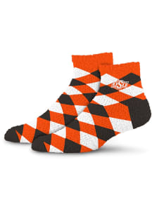 Oklahoma State Cowboys 109 Diamond Sleepsoft Womens Quarter Socks