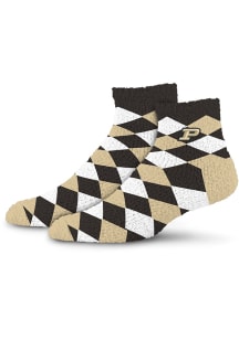 Purdue Boilermakers 109 Diamond Sleepsoft Womens Quarter Socks