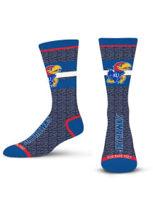 Kansas Jayhawks 504 Mar Spotlight Mens Crew Socks