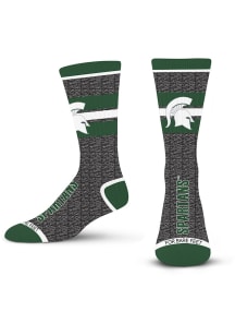 Michigan State Spartans 504 Mar Spotlight Mens Crew Socks