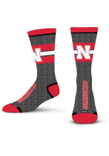 Nebraska Cornhuskers 504 Mar Spotlight Mens Crew Socks