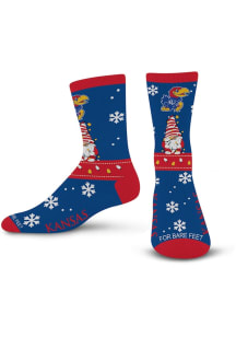 Kansas Jayhawks 509 Sweater Gnome Mens Crew Socks