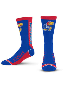 Kansas Jayhawks MVP Crew Sock Mens Crew Socks
