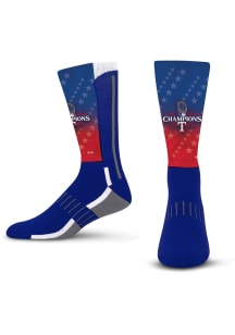 Texas Rangers 2023 World Series Champs Mens Crew Socks