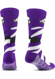 TCU Horned Frogs Breakout Mens Crew Socks