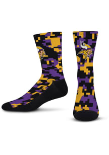 Minnesota Vikings Digi Mens Crew Socks