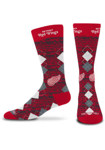 Detroit Red Wings Fan Nation RMC Mens Argyle Socks