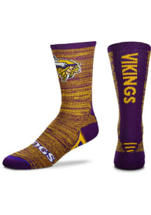 Minnesota Vikings Jump Jolt Mens Crew Socks