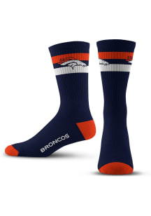 Denver Broncos TMC 2 Stripe Mens Crew Socks