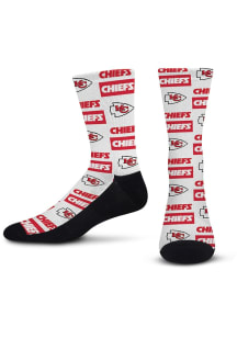 Kansas City Chiefs Poster Print Mens Crew Socks
