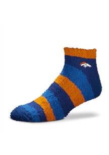 Denver Broncos Rainbow II Sleep Soft Womens Quarter Socks