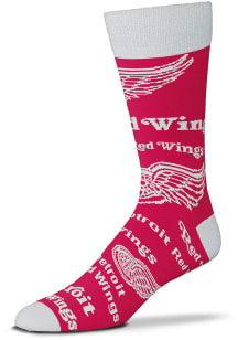 Detroit Red Wings Wall to Wall Mens Dress Socks