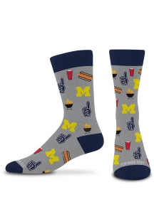 Michigan Wolverines Tailgate Mens Dress Socks