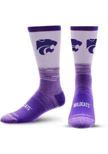 K-State Wildcats Team Tonal Mens Crew Socks
