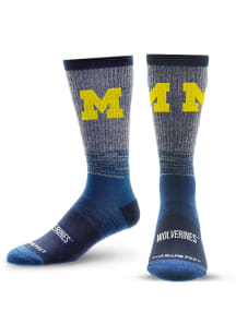 Michigan Wolverines Team Tonal Mens Crew Socks