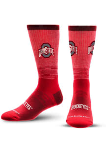 Ohio State Buckeyes Team Tonal Mens Crew Socks