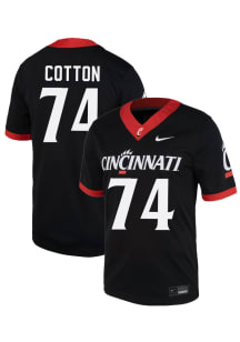 Joseph Cotton  Nike Cincinnati Bearcats Black NIL Name And Number Football Jersey