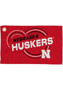 Nebraska Cornhuskers Waffle Golf Towel