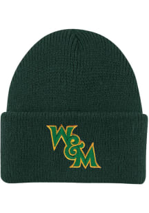 LogoFit William & Mary Tribe Northpole Cuffed Baby Knit Hat - Green