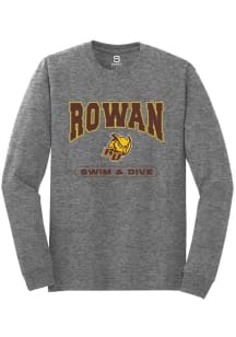 Summit Sportswear Rowan University Graphite Swimming Long Sleeve T Shirt