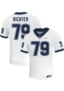 Christian Richter  Nike UConn Huskies White NIL Name And Number Football Jersey