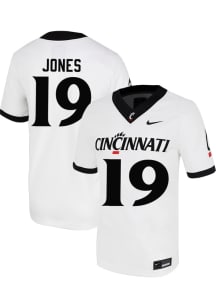 Cj Jones  Nike Cincinnati Bearcats White Football NIL Football Jersey