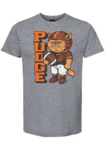 Pudge the Cat  Bowling Green Falcons Black Summit Sportswear Pudge Backer Short Sleeve T Shirt