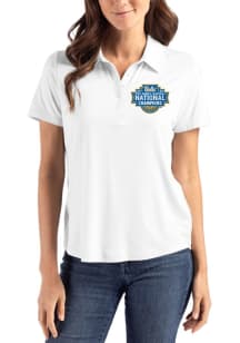 Cutter and Buck UCLA Bruins Womens White 2026 WBB Champions Coastline Eco Short Sleeve Polo Shirt
