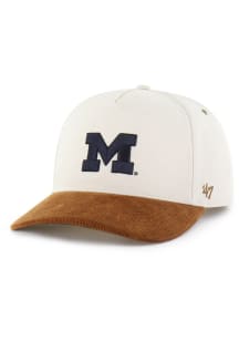 47 Michigan Wolverines Carhartt Undyed Hitch RF Adjustable Hat - White