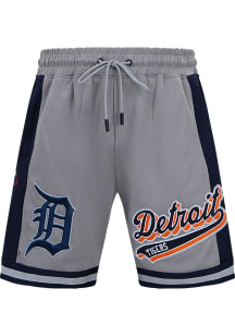 Pro Standard Detroit Tigers Mens Grey Script Tail Shorts