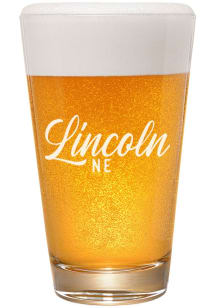 Lincoln Script Pint Glass - White