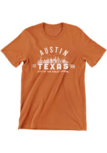 Austin Orange Violet Crown Short Sleeve Fashion T Shirt