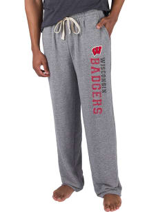Concepts Sport Wisconsin Badgers Mens Charcoal Mainstream Pants