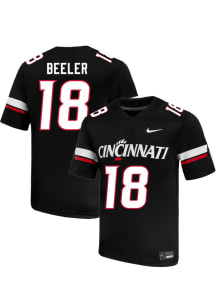 Jasper Beeler  Nike Cincinnati Bearcats Black NIL Name And Number Football Jersey