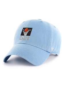 47 Cleveland Cavaliers Hardwood Classic Clean Up Adjustable Hat - Light Blue