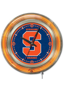 Syracuse Orange Double Neon Wall Clock